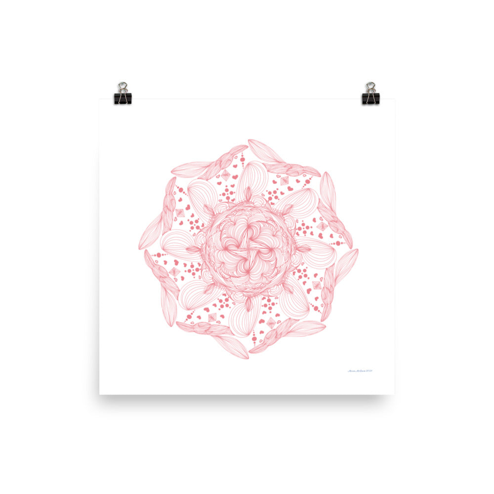 Mandala Design 3 - Frameless Poster