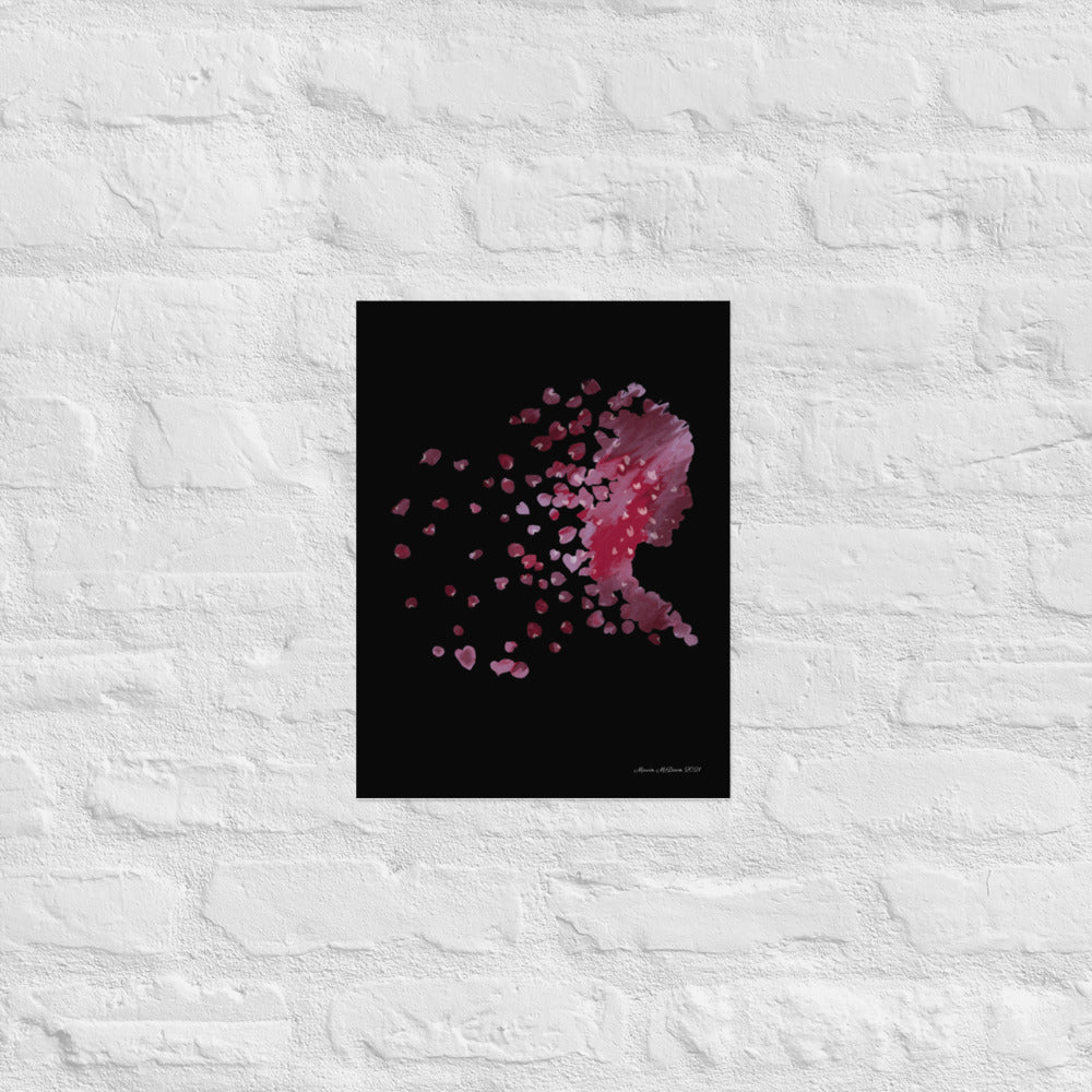 Floral Women - Frameless Poster