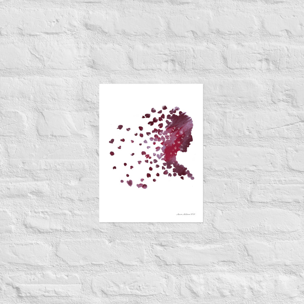 Floral Women - Frameless Poster