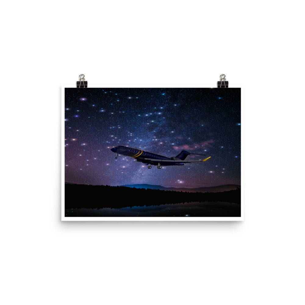 Global 7500 Under The Stars - Frameless Poster