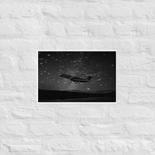 Load image into Gallery viewer, Global 7500 - Black And White Under The Stars - Frameless Poster
