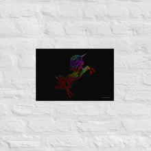 Load image into Gallery viewer, Rainbow Unicorn - Frameless Poster
