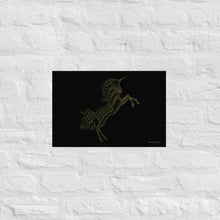 Load image into Gallery viewer, Golden - Unicorn - Frameless Poster
