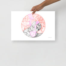 Load image into Gallery viewer, Colourful Lines (White Background) - Frameless Poster
