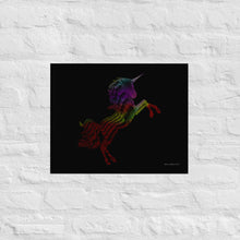 Load image into Gallery viewer, Rainbow Unicorn - Frameless Poster
