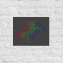 Load image into Gallery viewer, Three Sisters - Unicorn - Frameless Poster
