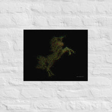 Load image into Gallery viewer, Glitch - Unicorn - Frameless Poster
