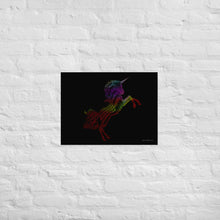 Load image into Gallery viewer, Rainbow Unicorn - Frameless Poster
