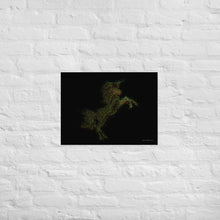 Load image into Gallery viewer, Glitch - Unicorn - Frameless Poster
