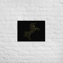 Load image into Gallery viewer, Golden - Unicorn - Frameless Poster
