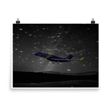 Load image into Gallery viewer, Global 7500 - Black And White Background - Frameless Poster
