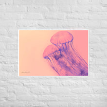 Load image into Gallery viewer, Pink Jellyfish - Frameless Poster
