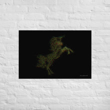 Load image into Gallery viewer, Glitch - Unicorn - Frameless Poster
