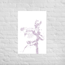 Load image into Gallery viewer, Kobe Bryant Graffiti Art - Photo paper Frameless Poster
