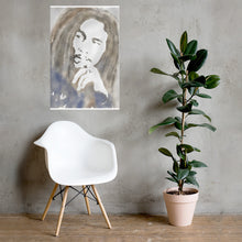 Load image into Gallery viewer, Bob Marley (Water Colour Texture) - Photo paper Frameless Poster
