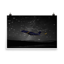 Load image into Gallery viewer, Global 7500 - Black And White Background - Frameless Poster
