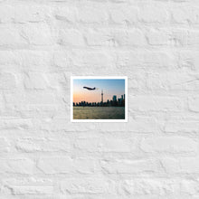 Load image into Gallery viewer, Global 7500 - Toronto Sunset - Frameless Poster
