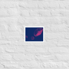 Load image into Gallery viewer, Pink and Blue Jellyfish - Frameless Poster
