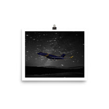 Load image into Gallery viewer, Global 7500 - Black And White Background - Frameless Poster
