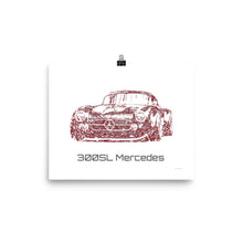 Load image into Gallery viewer, 300SL Mercedes Graffiti Wall Art - Frameless Poster
