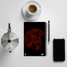 Load image into Gallery viewer, Red Beta Fish - Spiral Paper Cover notebook 22
