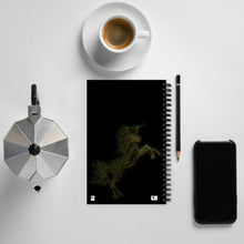 Load image into Gallery viewer, Glitch Unicorn - Spiral Paper Cover Notebook 24
