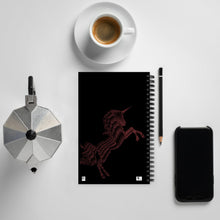 Load image into Gallery viewer, Pink Unicorn - Spiral Paper Cover Notebook 26
