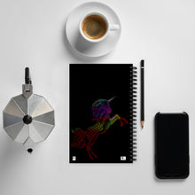 Load image into Gallery viewer, Rainbow Unicorn - Spiral Paper Cover Notebook 28
