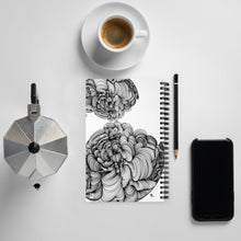 Load image into Gallery viewer, Half Moon - Curves - Spiral Paper Cover Notebook 31
