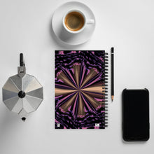 Load image into Gallery viewer, Golden Flow - Spiral Paper Cover Notebook 36
