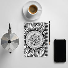 Load image into Gallery viewer, Curves and Mandala - Spiral Paper Cover Notebook 44
