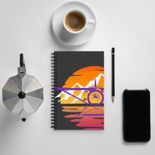 Load image into Gallery viewer, Purple Radial - Spiral Paper Cover Notebook 3
