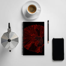 Load image into Gallery viewer, Red Beta Fish - Spiral Paper Cover notebook 22
