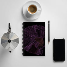 Load image into Gallery viewer, Purple Beta Fish - Spiral Paper Cover Notebook 23
