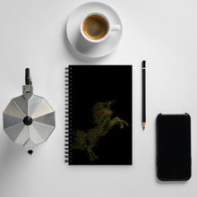 Load image into Gallery viewer, Glitch Unicorn - Spiral Paper Cover Notebook 24
