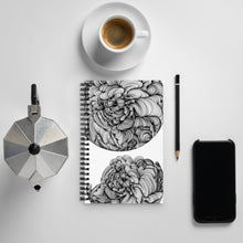 Load image into Gallery viewer, Half Moon - Curves - Spiral Paper Cover Notebook 31
