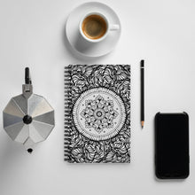 Load image into Gallery viewer, Curves and Mandala - Spiral Paper Cover Notebook 44
