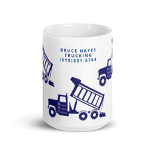 Load image into Gallery viewer, Hayes Trucking Design - White Glossy Mug
